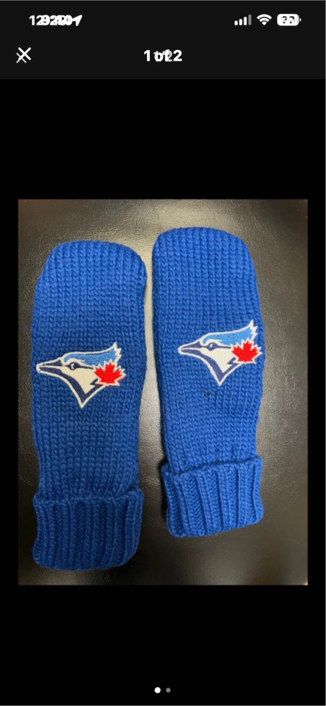 Toronto Blue Jays Knit Mittens