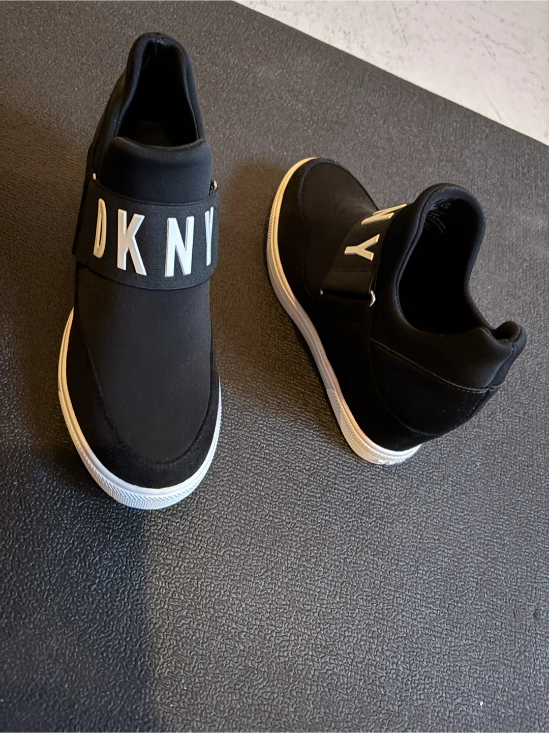 DKNY Wedge Sneakers Black