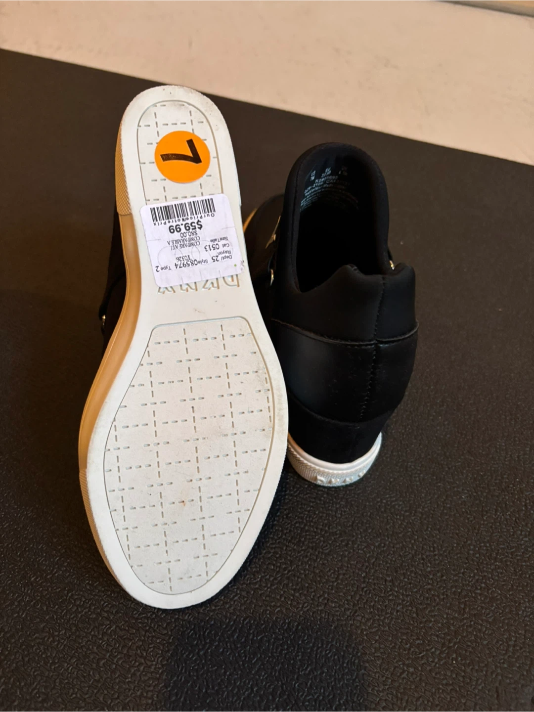 DKNY Wedge Sneakers Black - photo 2