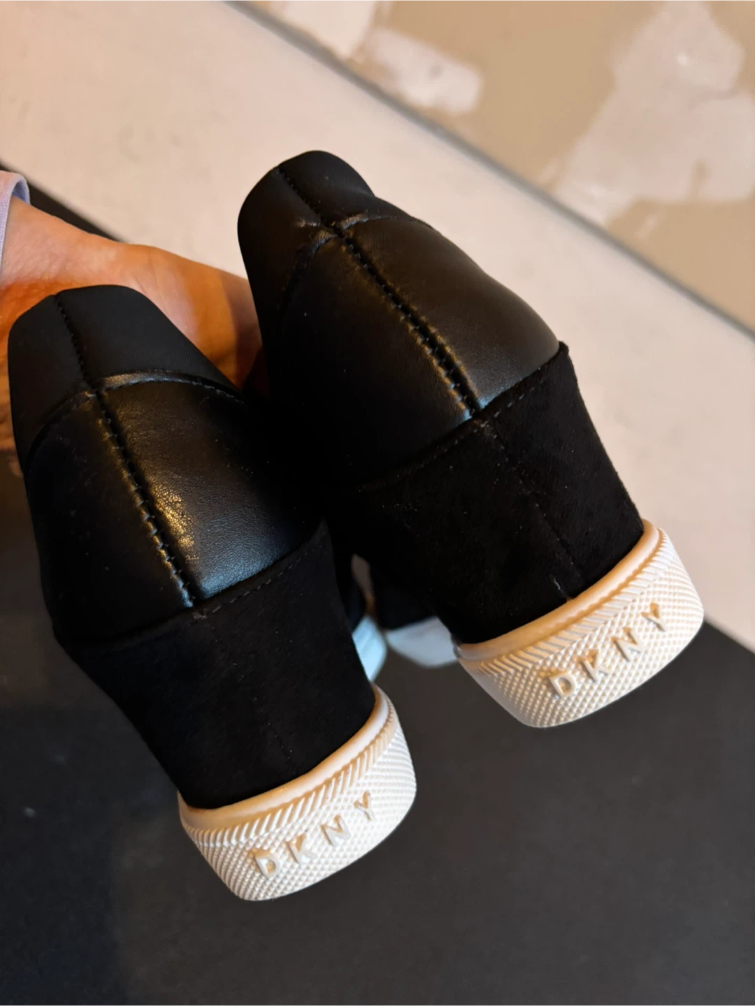 DKNY Wedge Sneakers Black - photo 4