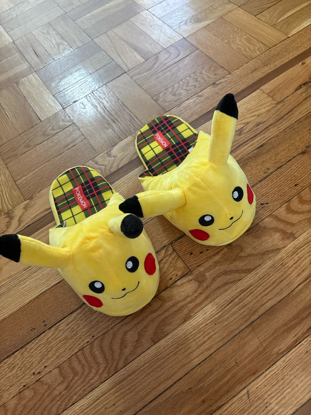 Pokemon Pikachu Plush Slippers