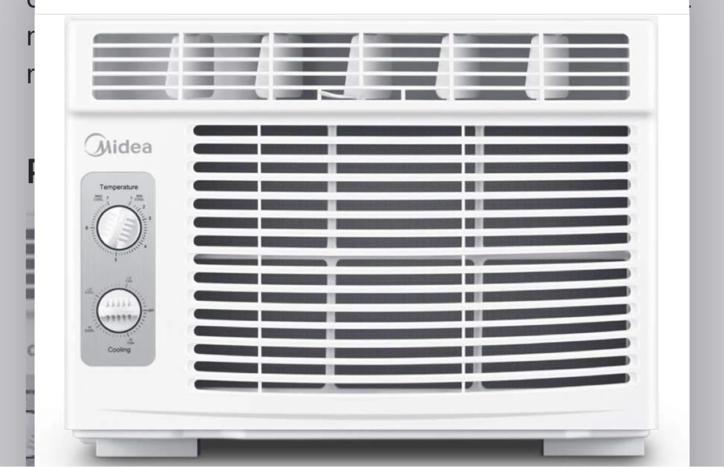 MIDEA® EasyCool Window Air Conditioner - 5000 BTU - White - photo 2