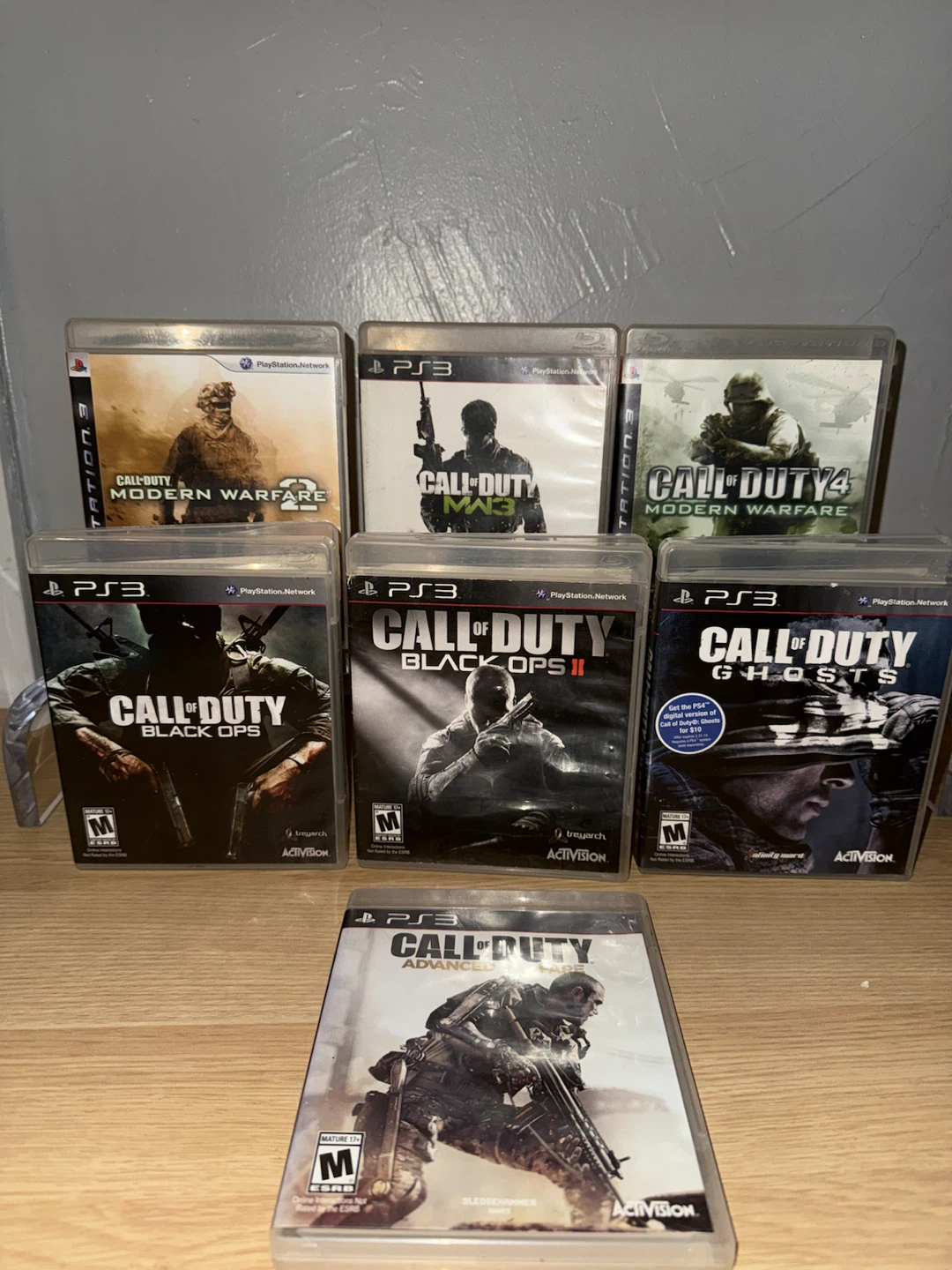 7 Call of Duty PS3 Game Bundle