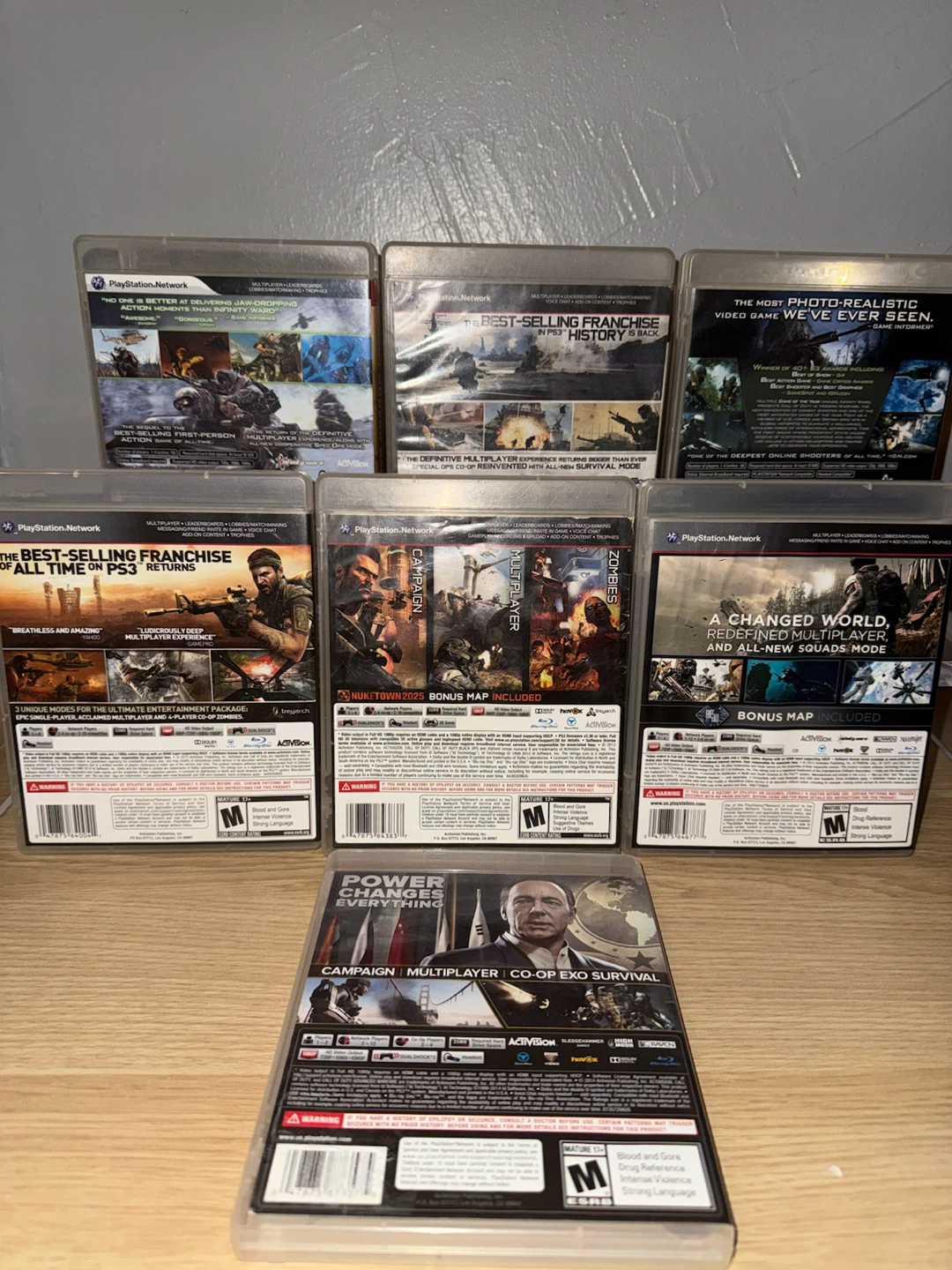 7 Call of Duty PS3 Game Bundle - photo 3