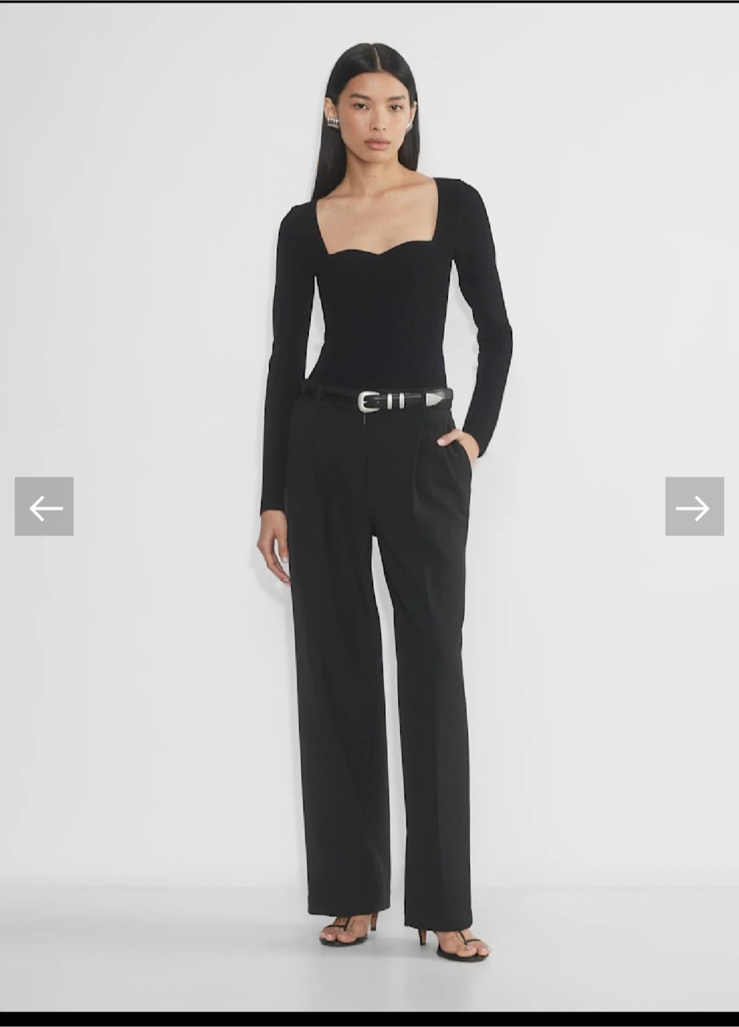 Aritizia Babaton Sculpt Knit Sweetheart Longsleeve - photo 3