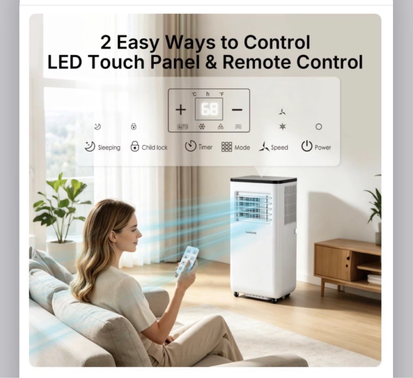 HUMSURE Portable Air Conditioner - 10000 BTU - Brand New - photo 3
