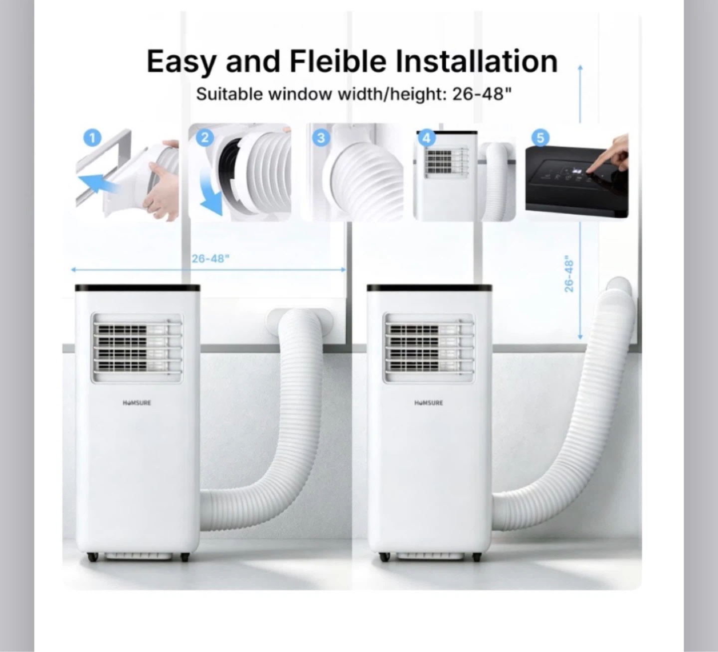HUMSURE Portable Air Conditioner - 10000 BTU - Brand New - photo 4