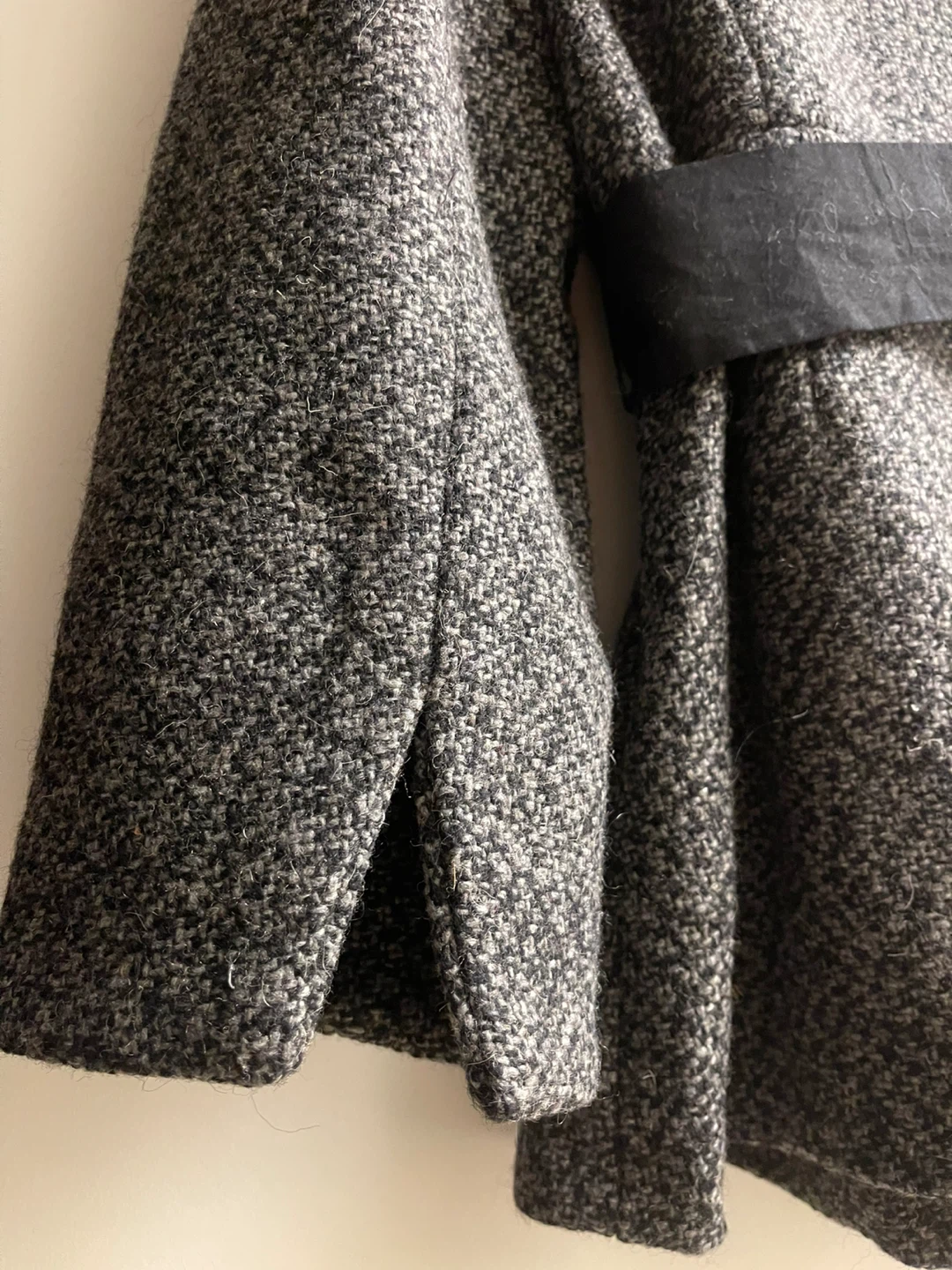 Short Grey Wool-Blend Coat - photo 5