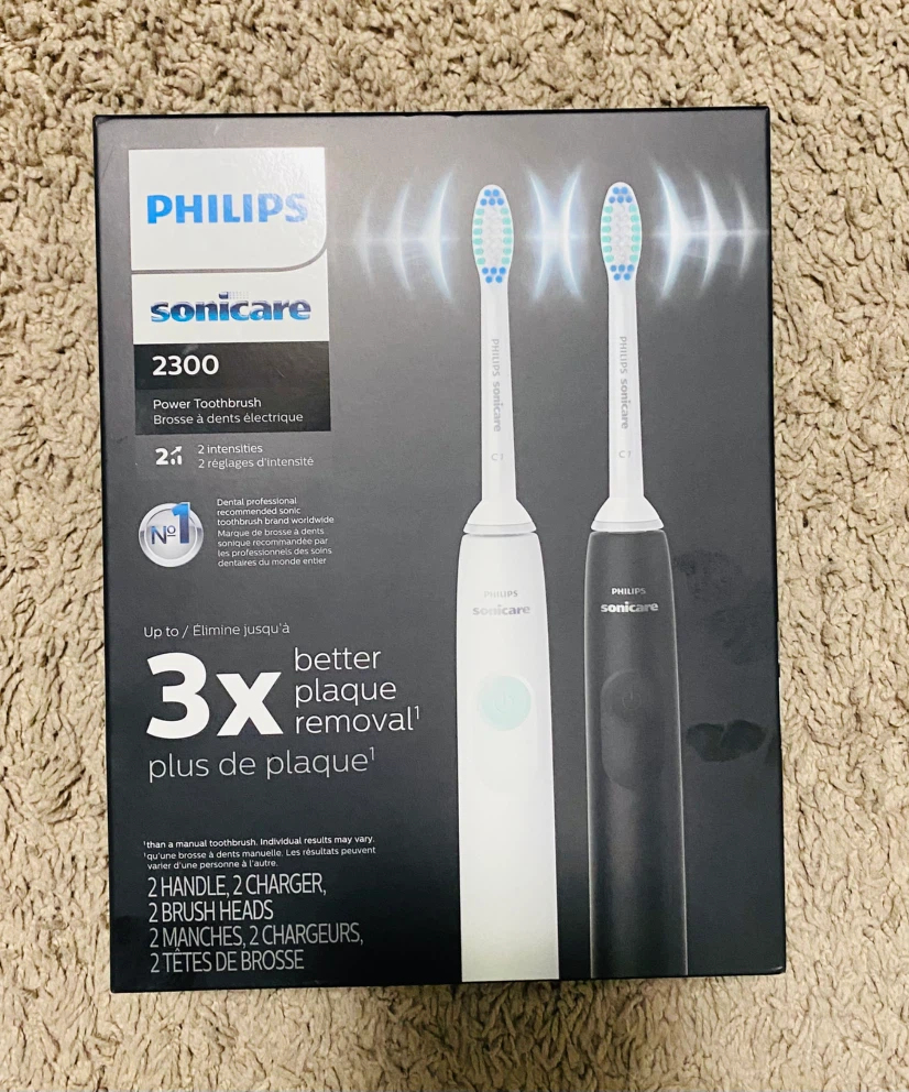 Brand New Philips Sonicare 2300 Power Toothbrush 2 Pack