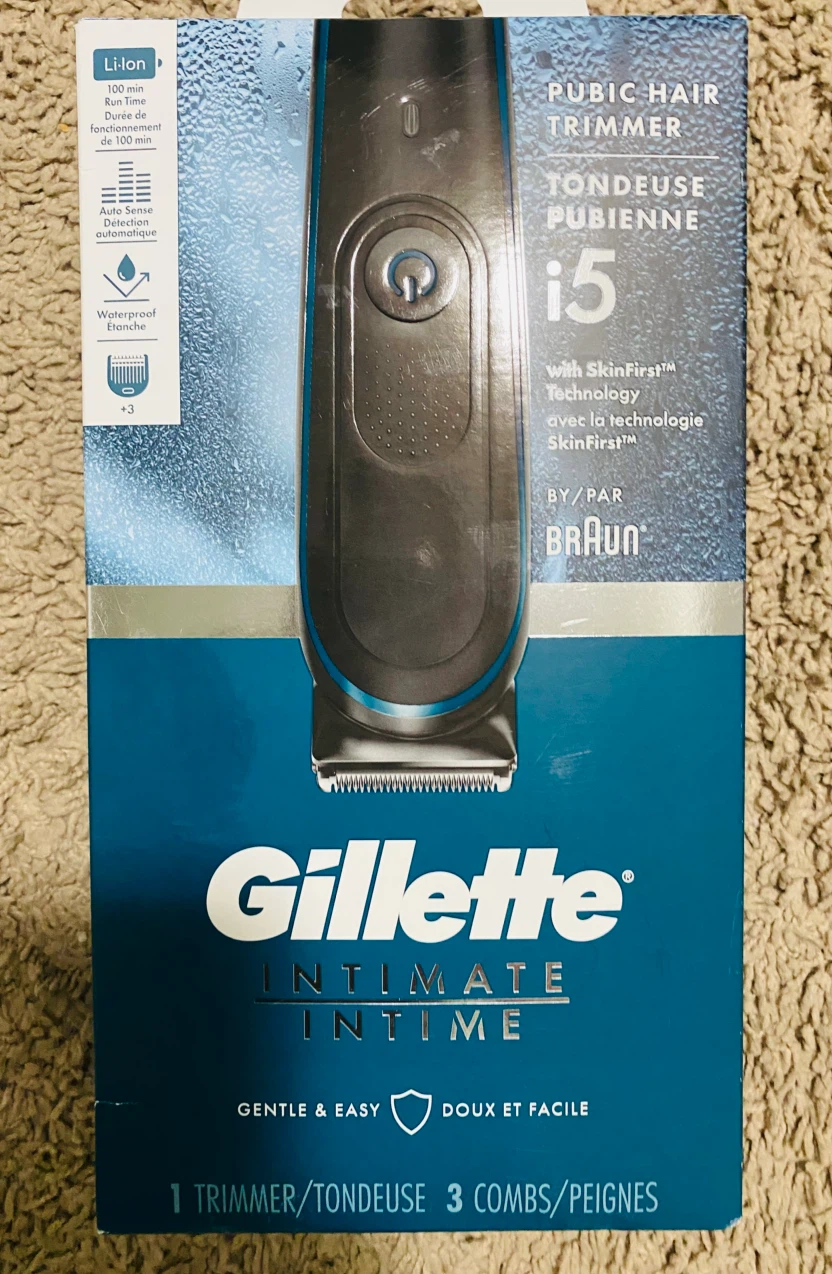 Brand New Gillette Intimate i5 Pubic Hair Trimmer