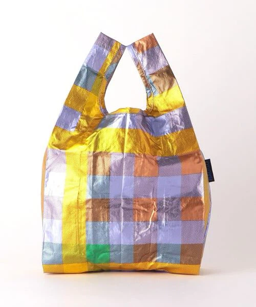 BAGGU Baby Reusable Bag - Madras Metallic ✨