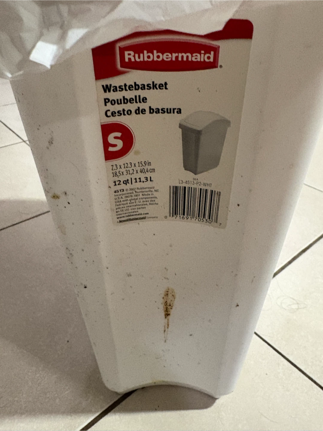 🥕🥕🥕🧡Rubbermaid Small Wastebasket - photo 2