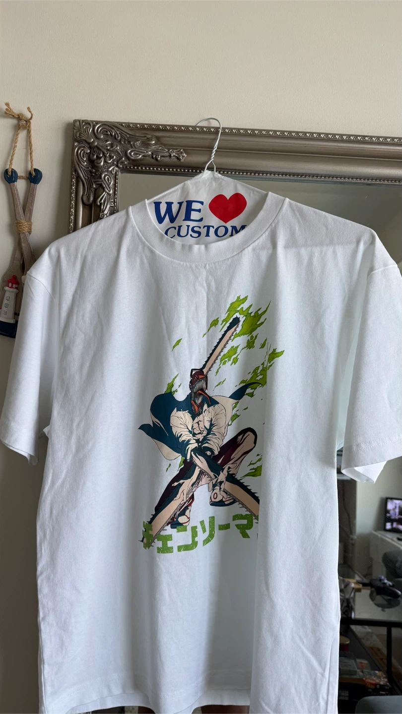 Anime Chainsaw Man UT Graphic T-Shirt | Denji
