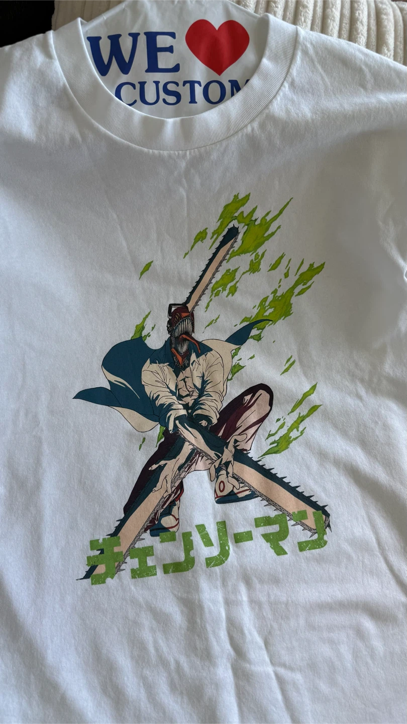Anime Chainsaw Man UT Graphic T-Shirt | Denji - photo 3