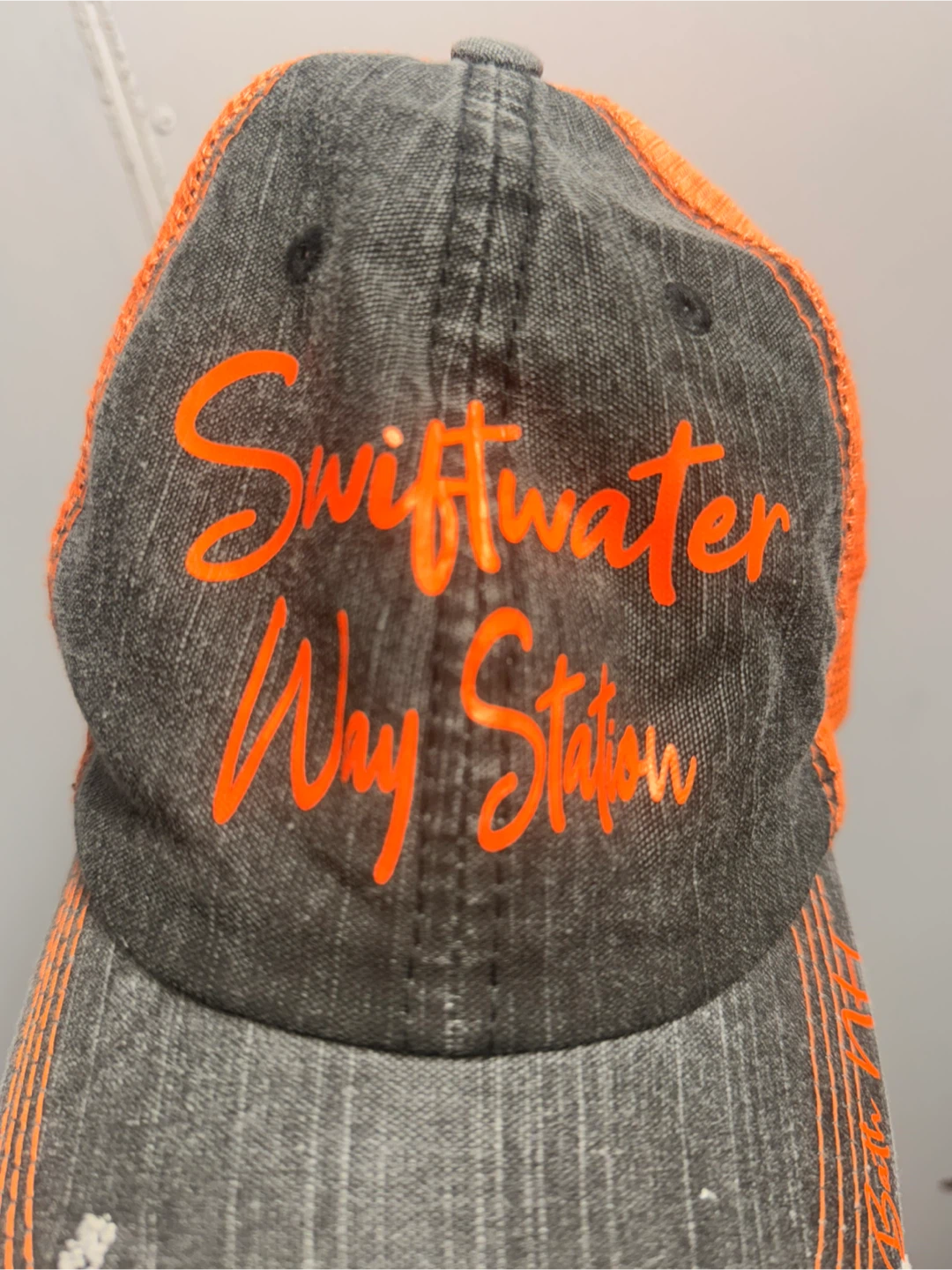 Swiftwater Way Station Distressed Trucker Hat - photo 5