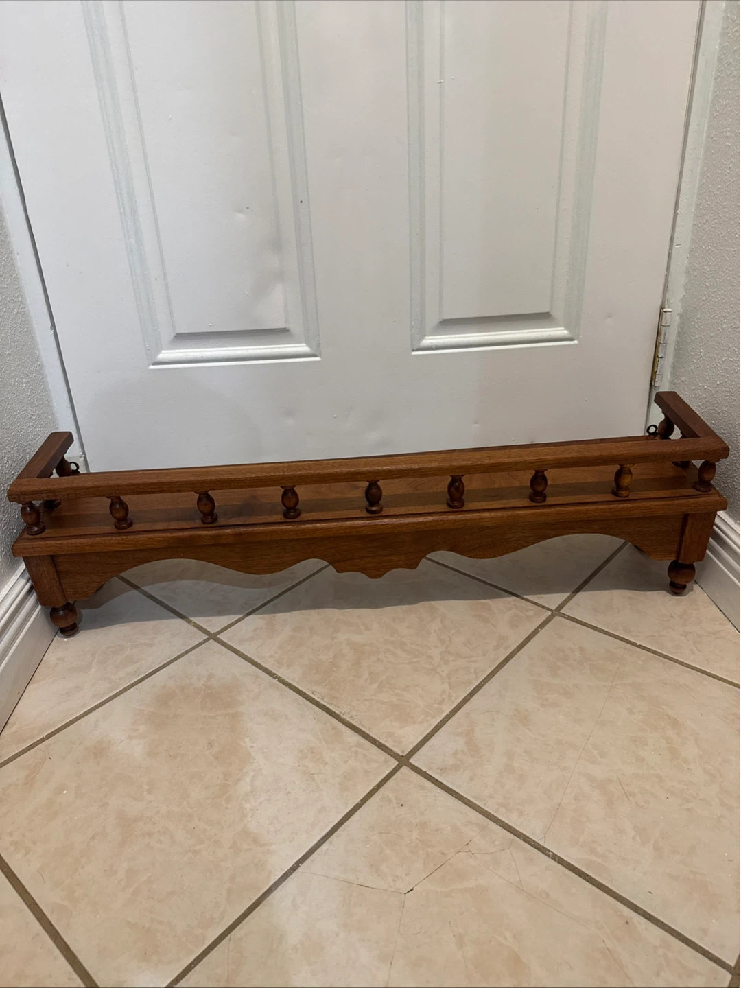 Wooden Wall-Mounted Spice Rack