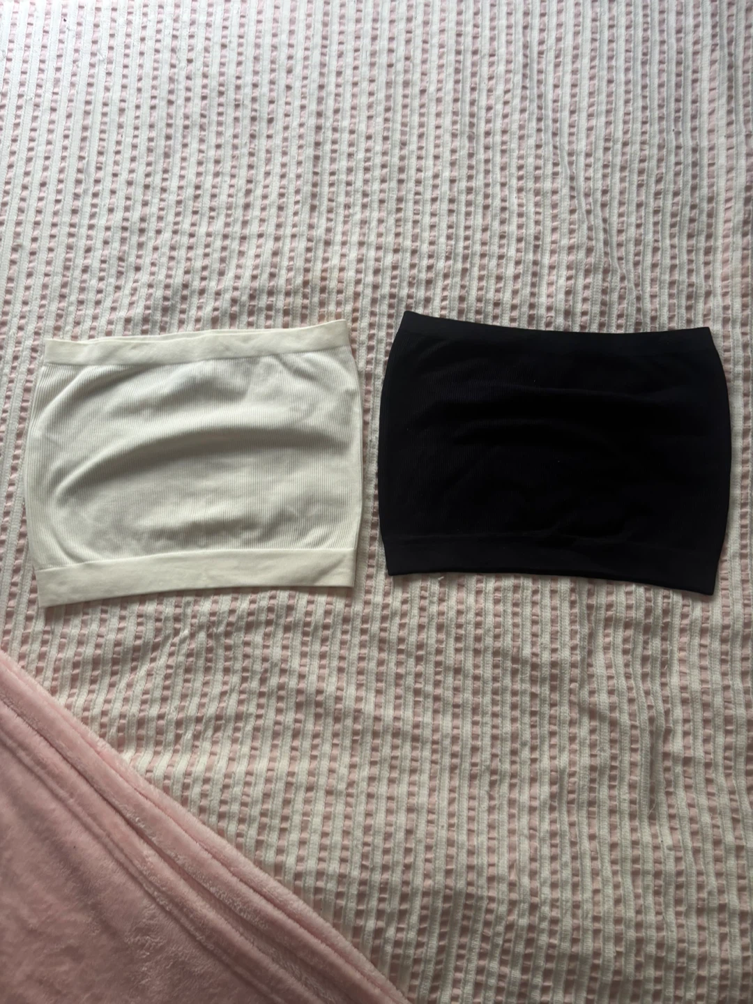 Two Ribbed Tube Tops