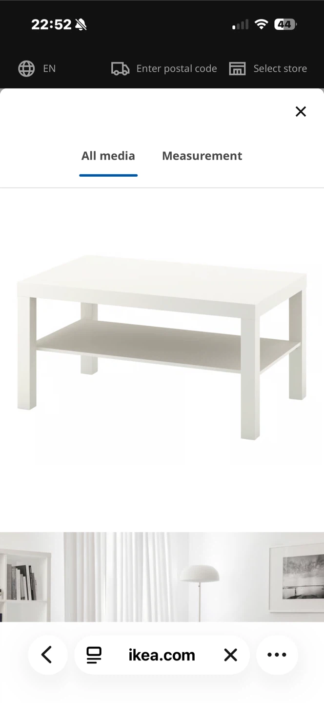 IKEA LACK Coffee Table White