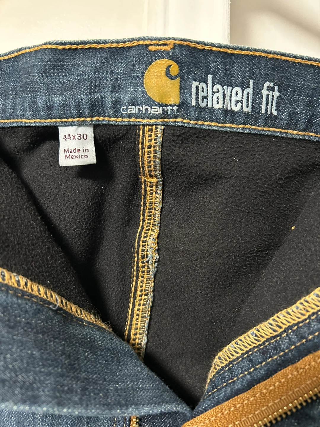 Carhartt Relaxed Fit Flannel Lined Jeans 44x30 - photo 2