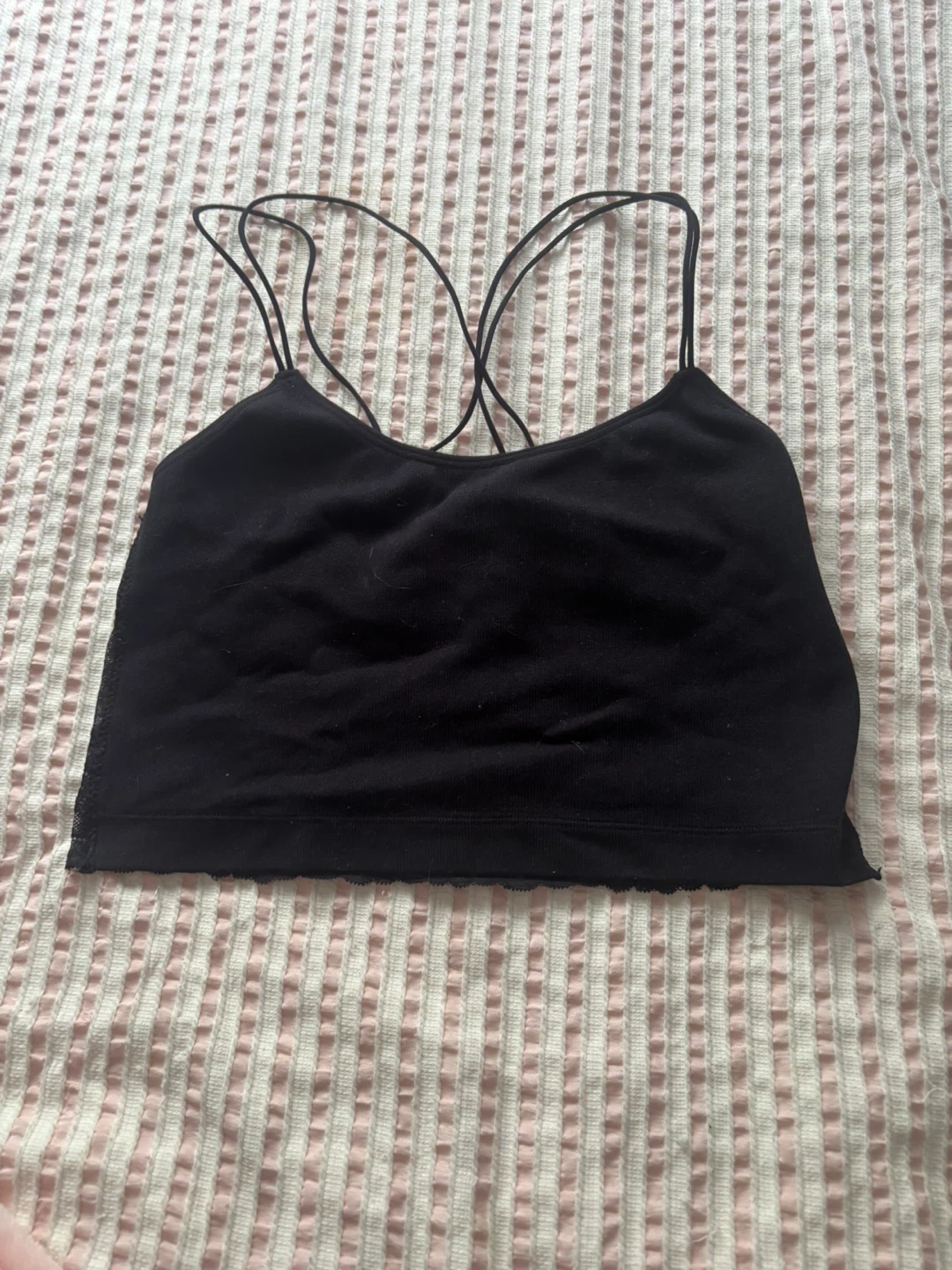 Black Livenotes Lace Bralette