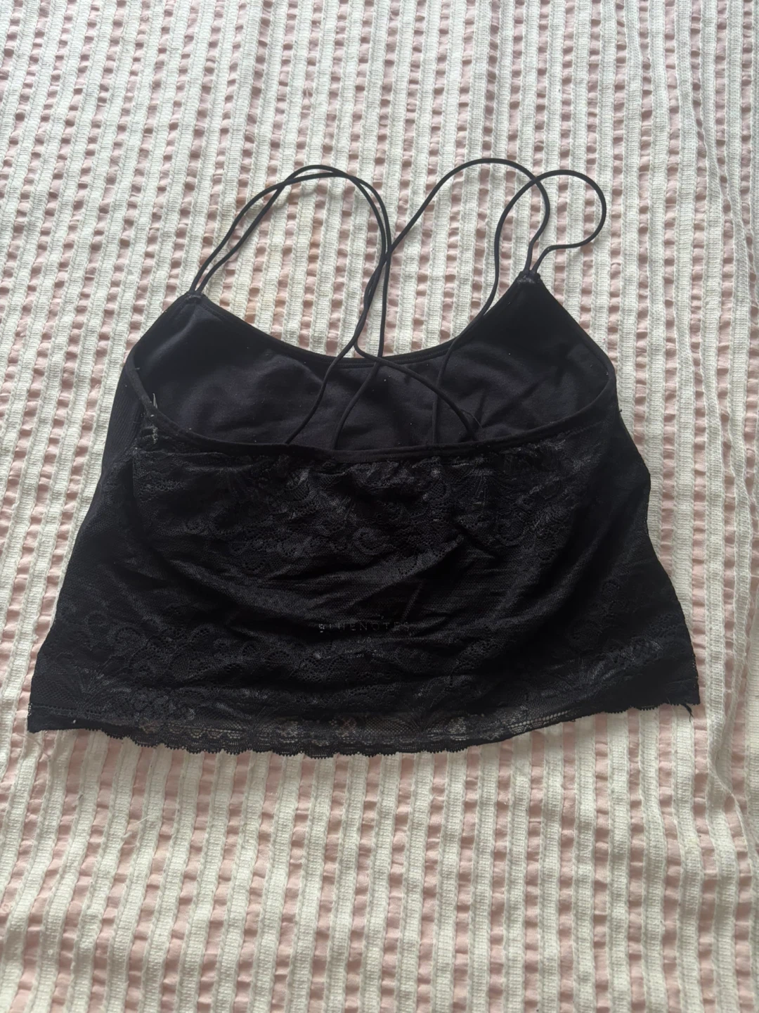 Black Livenotes Lace Bralette - photo 2