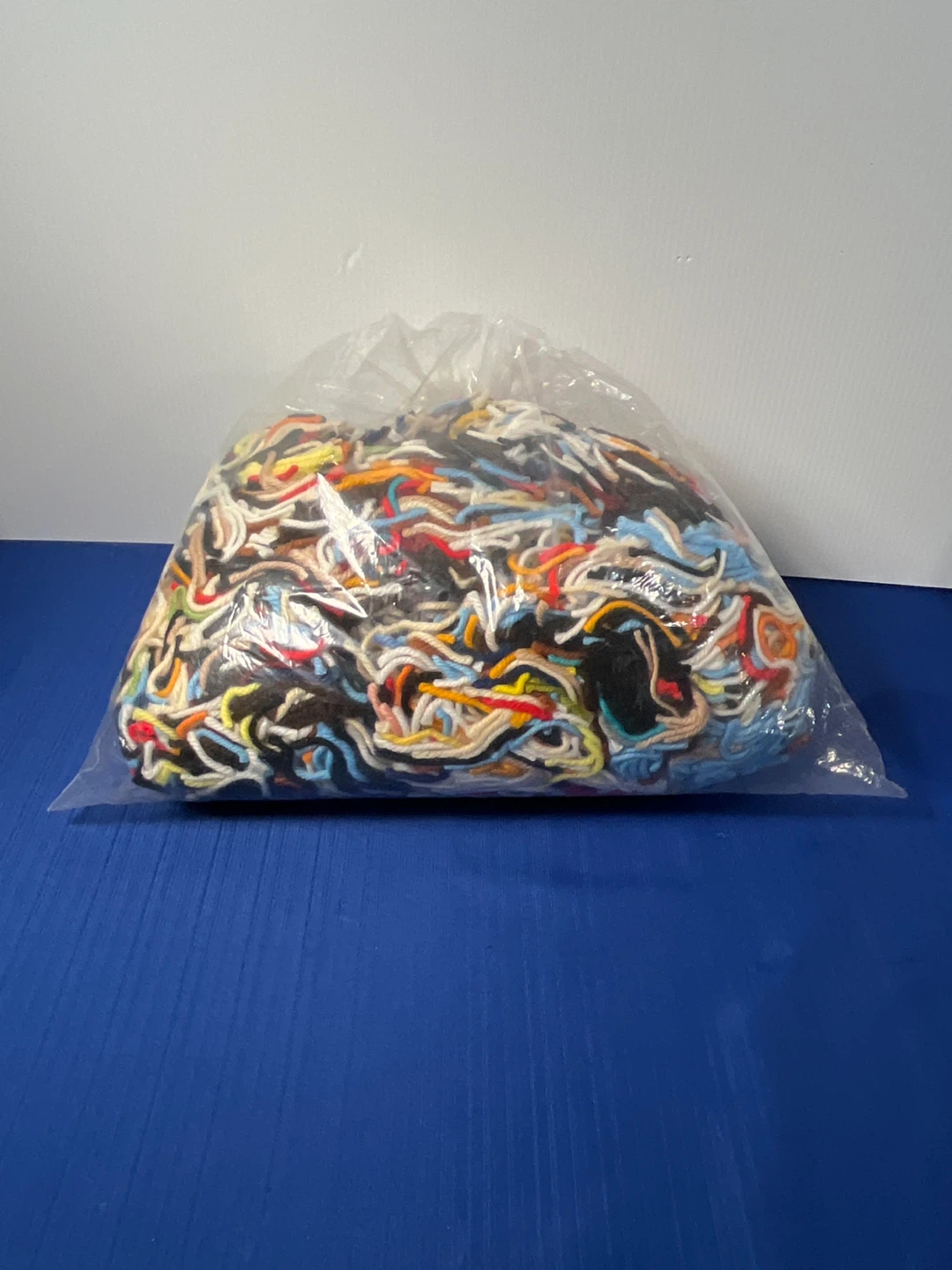 Bulk Latch-Hook Yarn Scraps Bag –  2.5” Pre-Cut Multi-Color Mix - photo 3