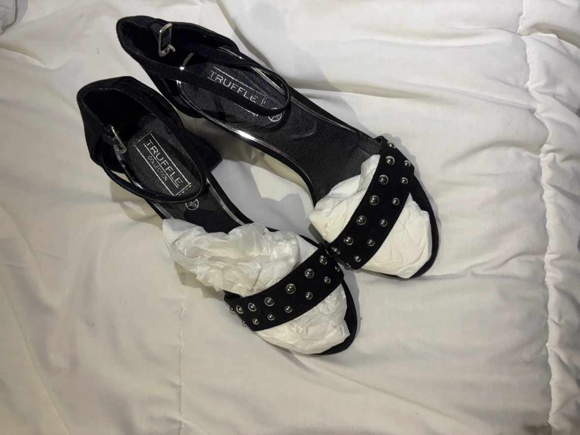 Truffle Collection Black Block Heel Sandals - photo 2