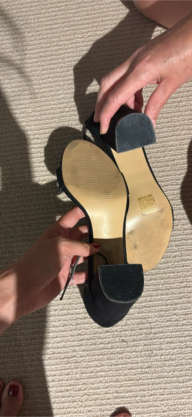 Truffle Collection Black Block Heel Sandals - photo 3