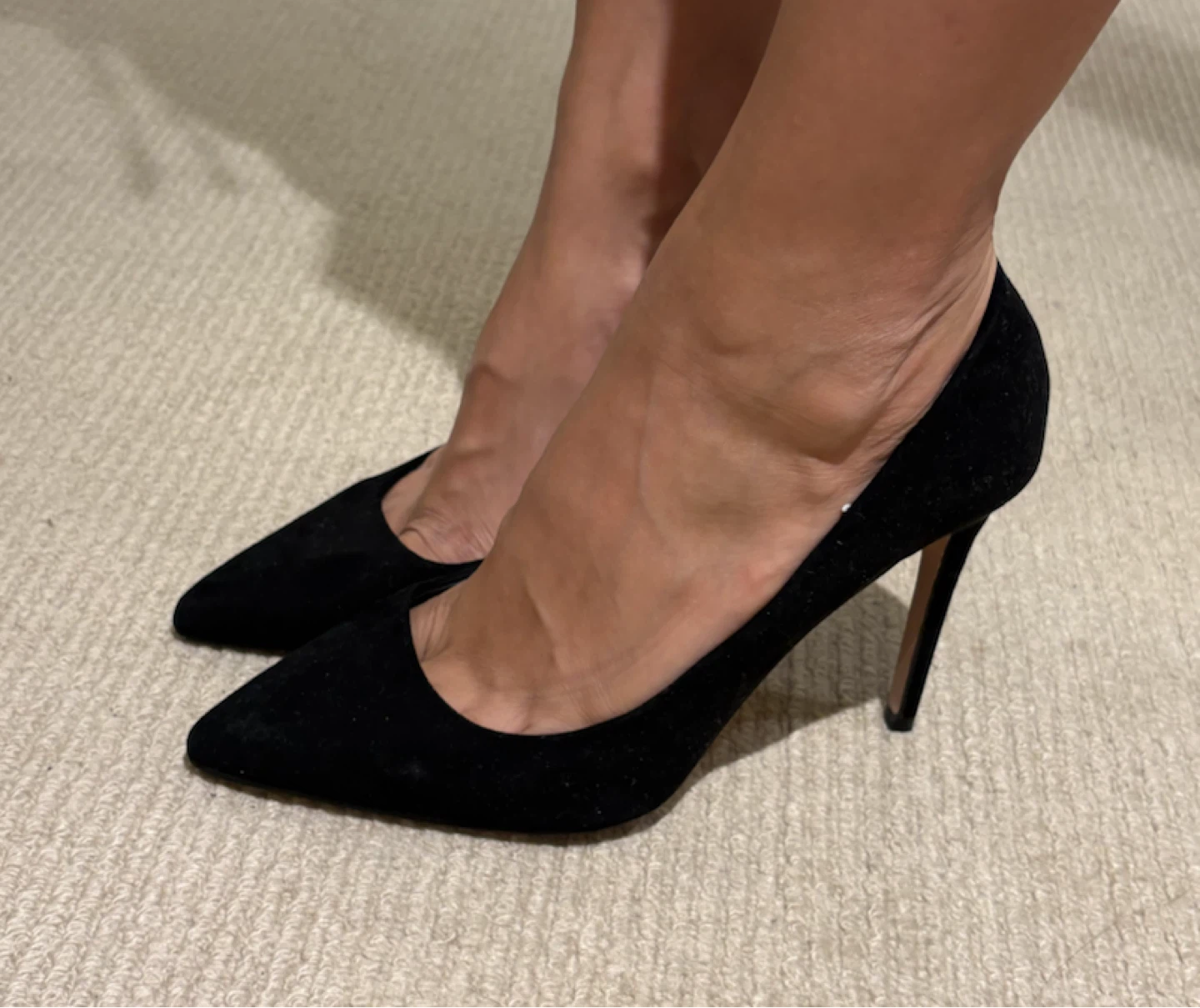 Faith Black Stiletto Heels