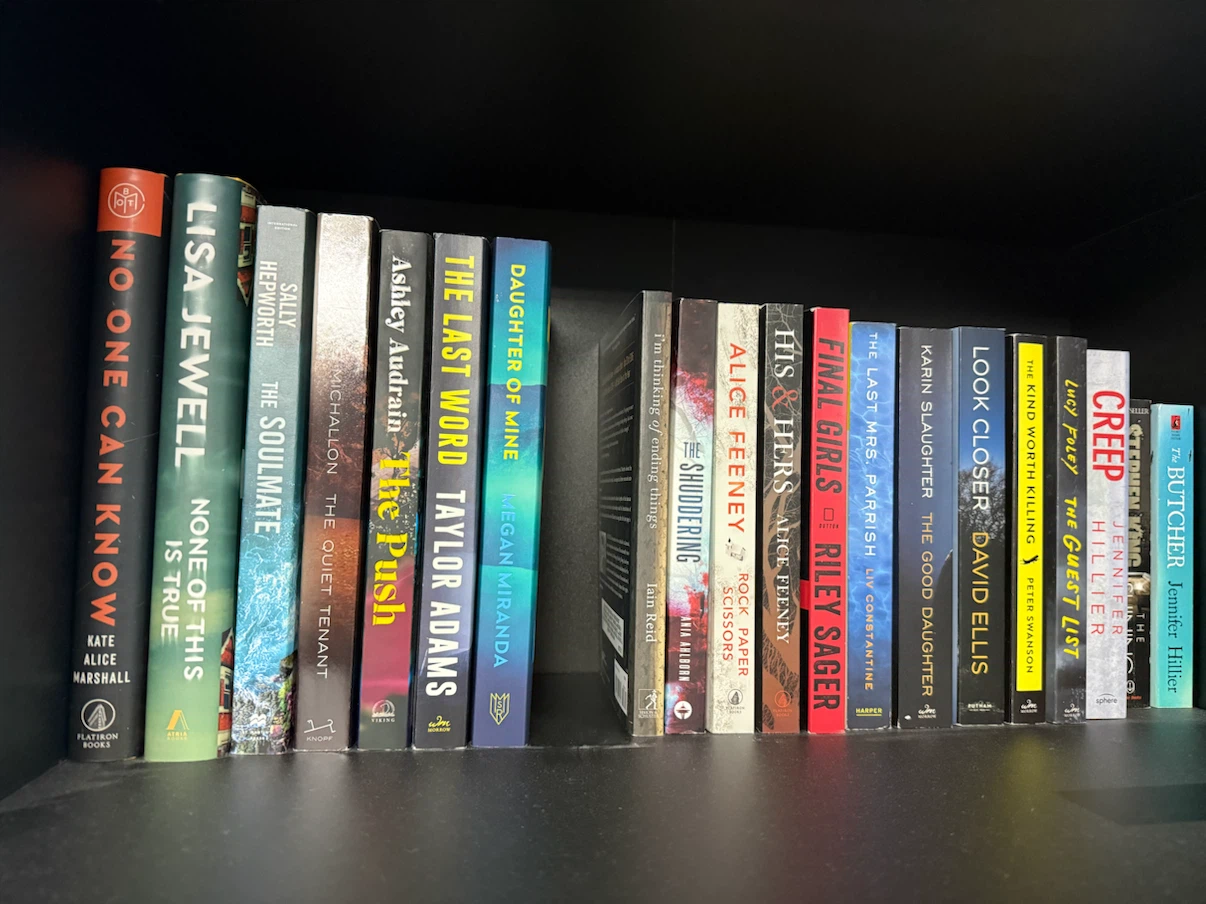 Thriller and Mystery Novels (Specific Prices in Description)