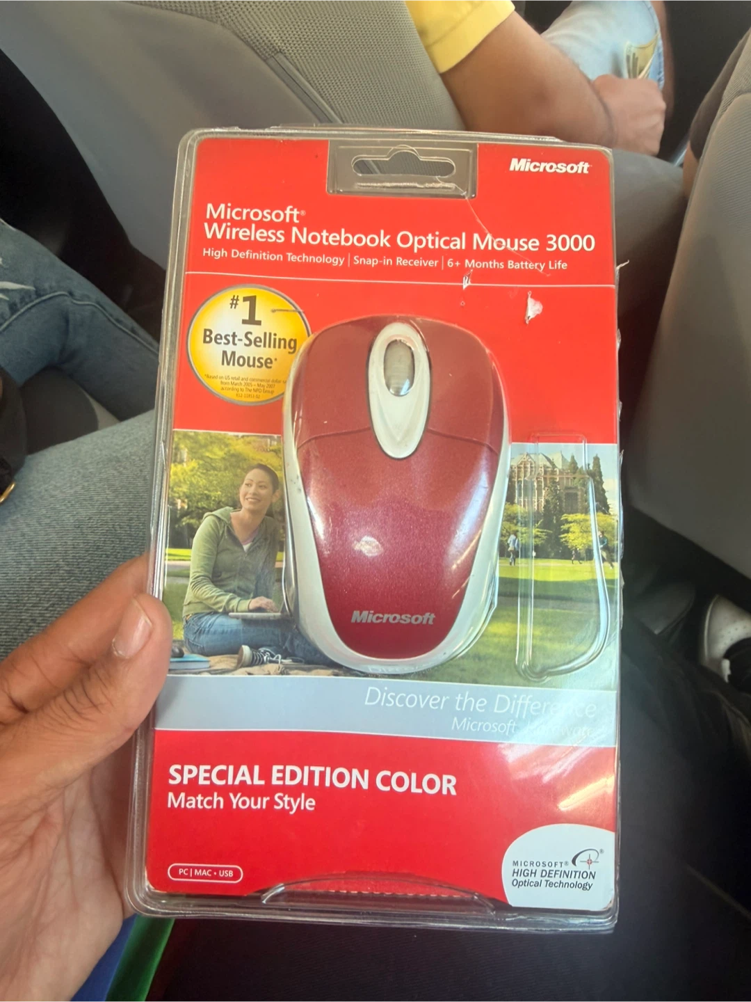 Microsoft Wireless Notebook Optical Mouse 3000 - photo 3