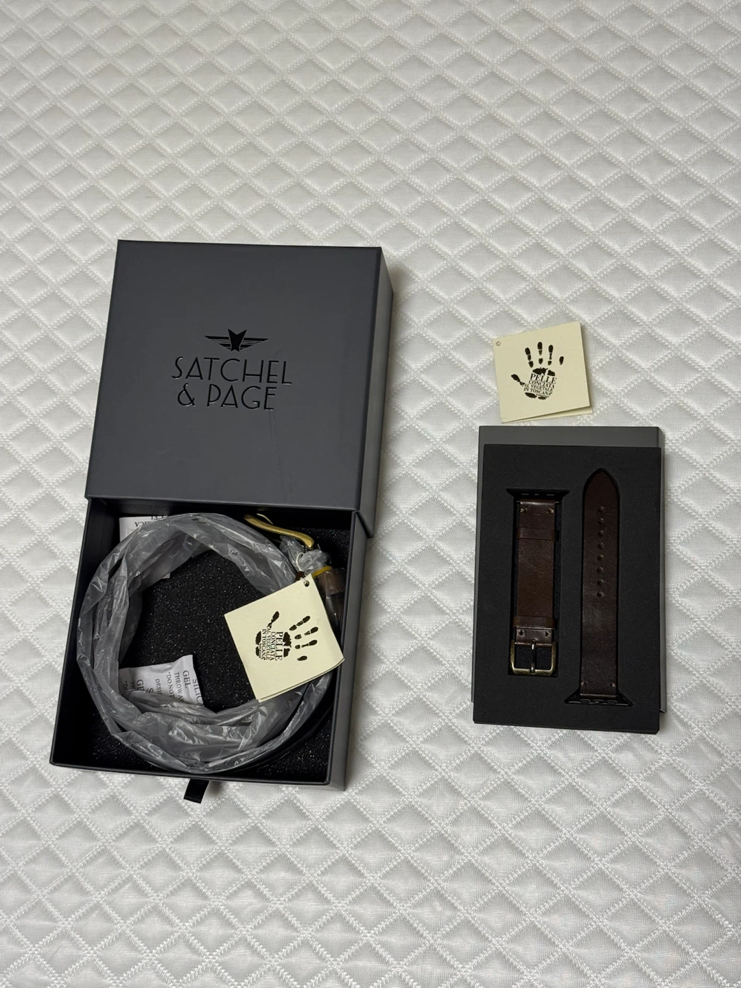 Satchel & Page Full-Grain Leather Apple Watch Band + Belt - photo 2
