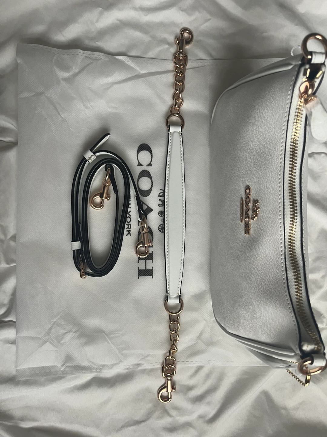 Coach White Shoulder Bag - photo 3