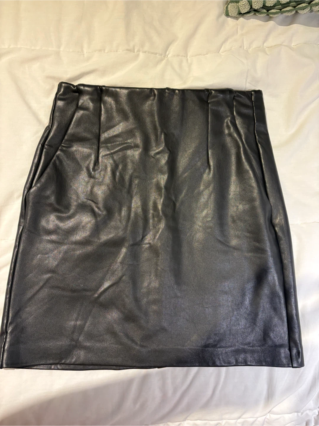 Dynamite Black Faux Leather Mini Skirt - photo 2