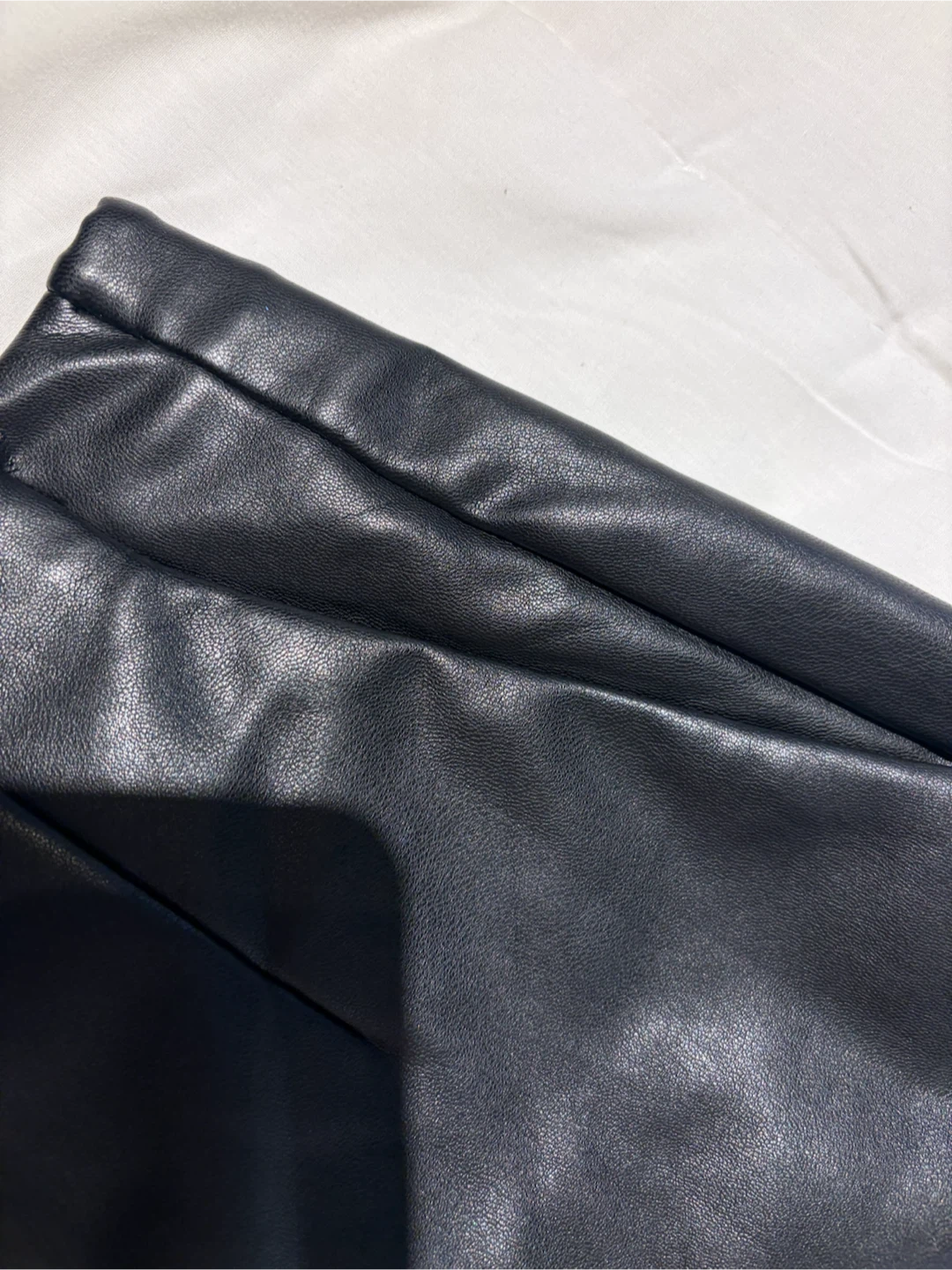 Dynamite Black Faux Leather Mini Skirt - photo 4