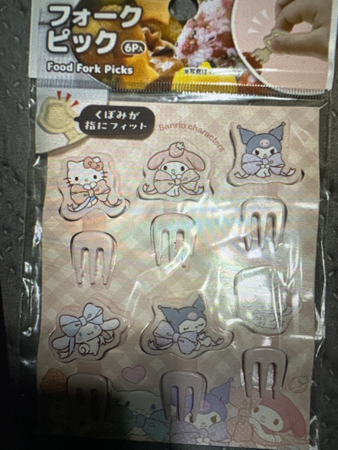 Sanrio Food Fork Picks Set - photo 4