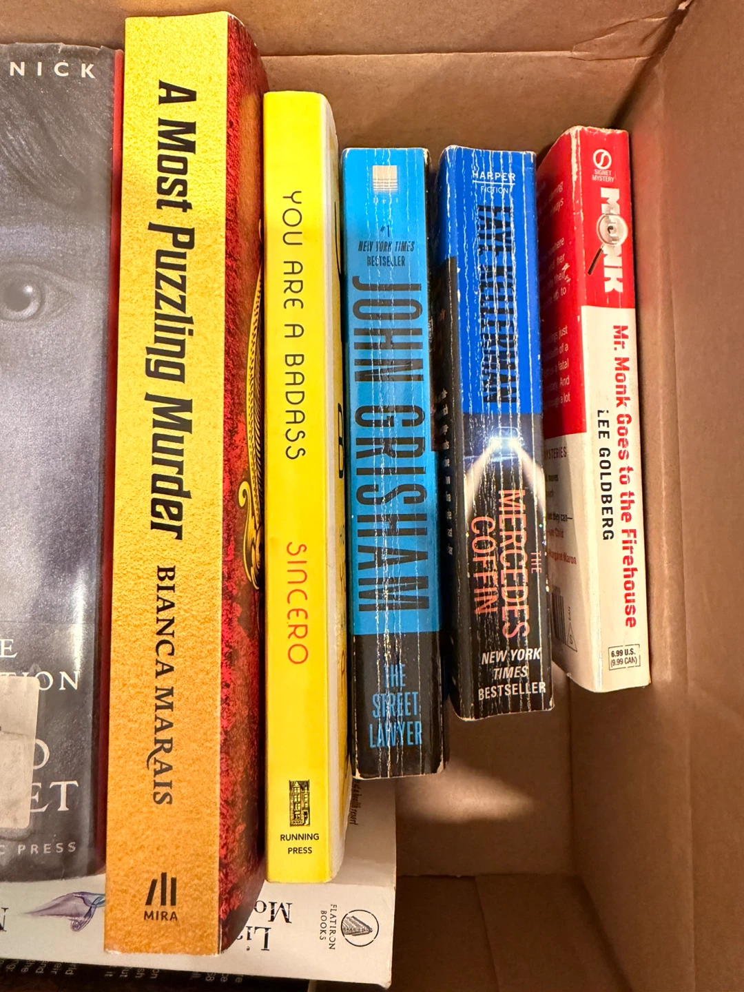 $10 for all 12!! Box of Mixed Fiction and Non-Fiction Books - photo 4