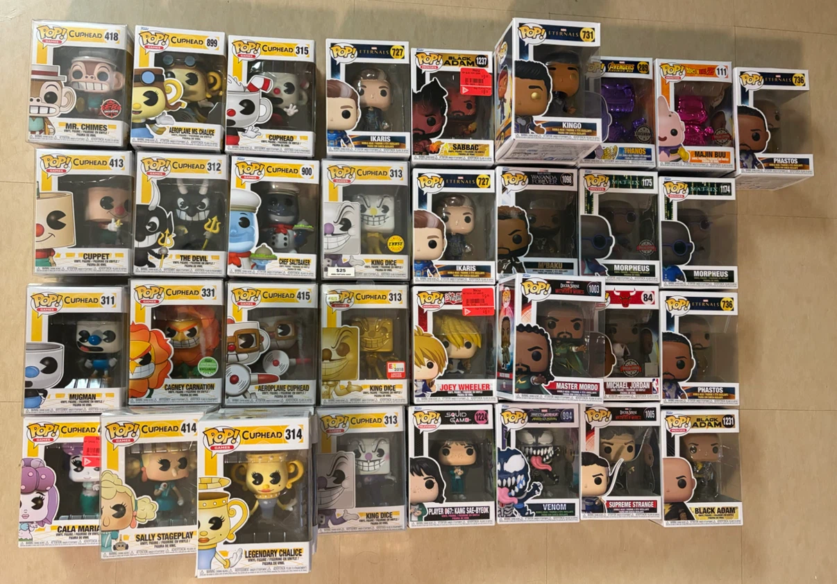 Collection of Funko Pop Figures