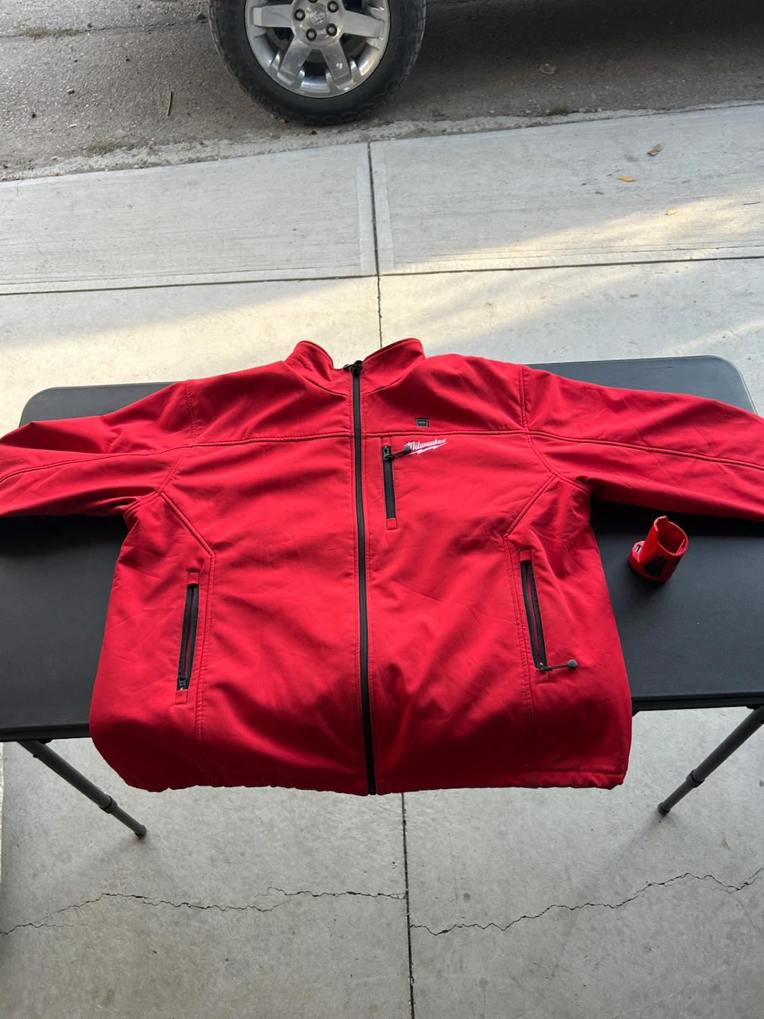 Milwaukee Red Heated Jacket Size XXL+3/8” hammer drill