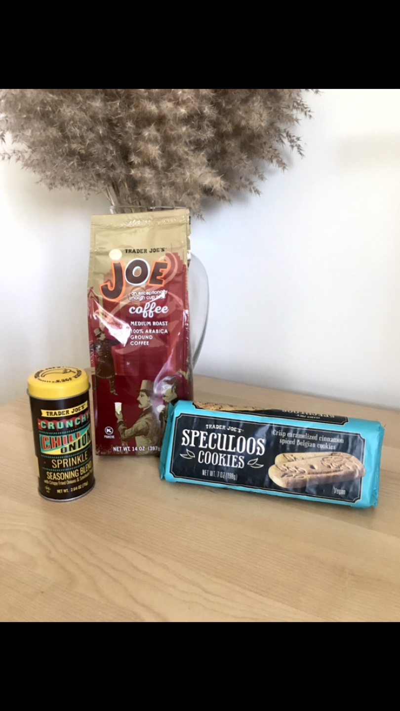 Trader Joe BUNDLE: Seasoning Blend, Coffee, Belgian VeganCookies