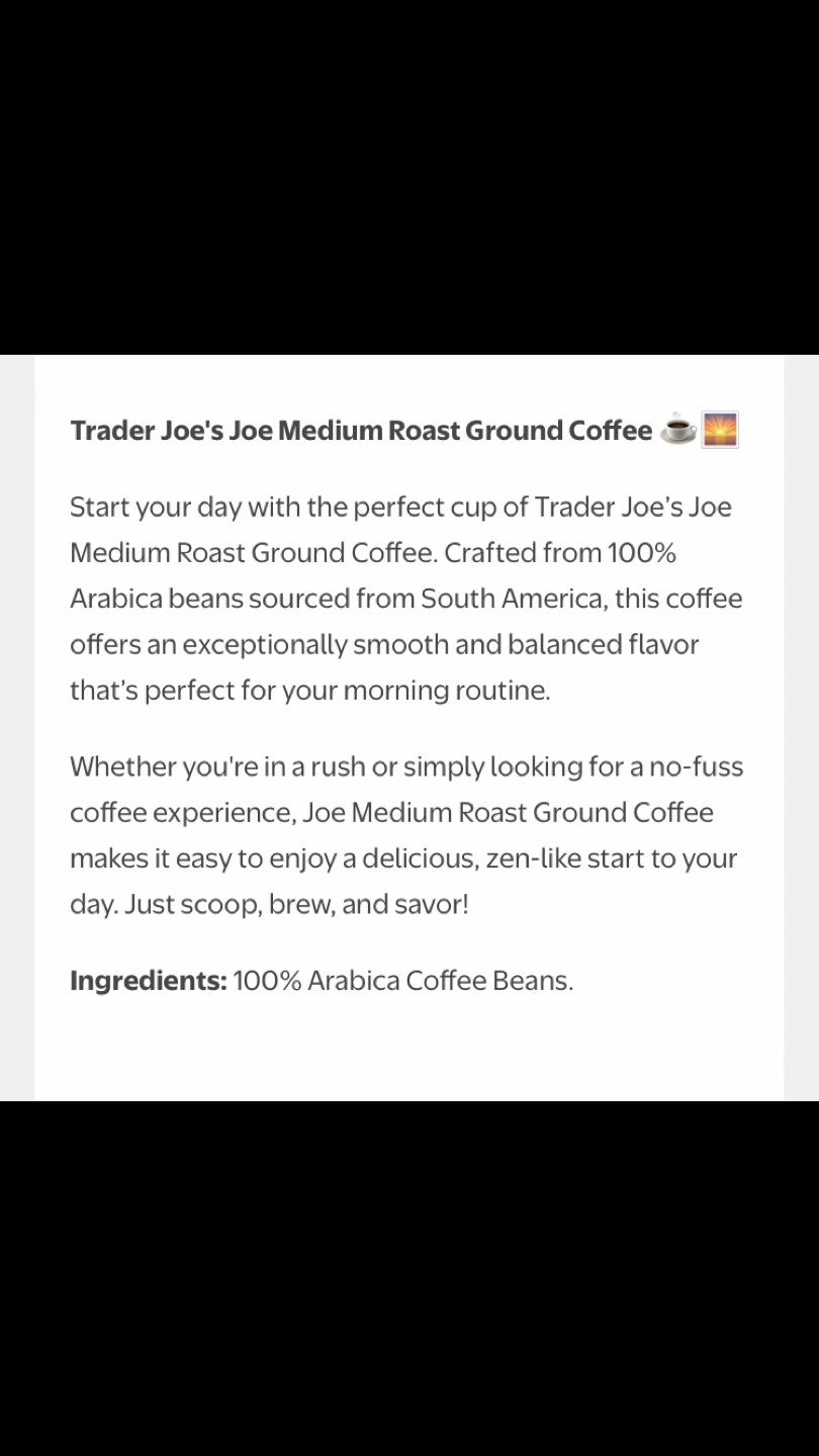 Trader Joe BUNDLE: Seasoning Blend, Coffee, Belgian VeganCookies - photo 3