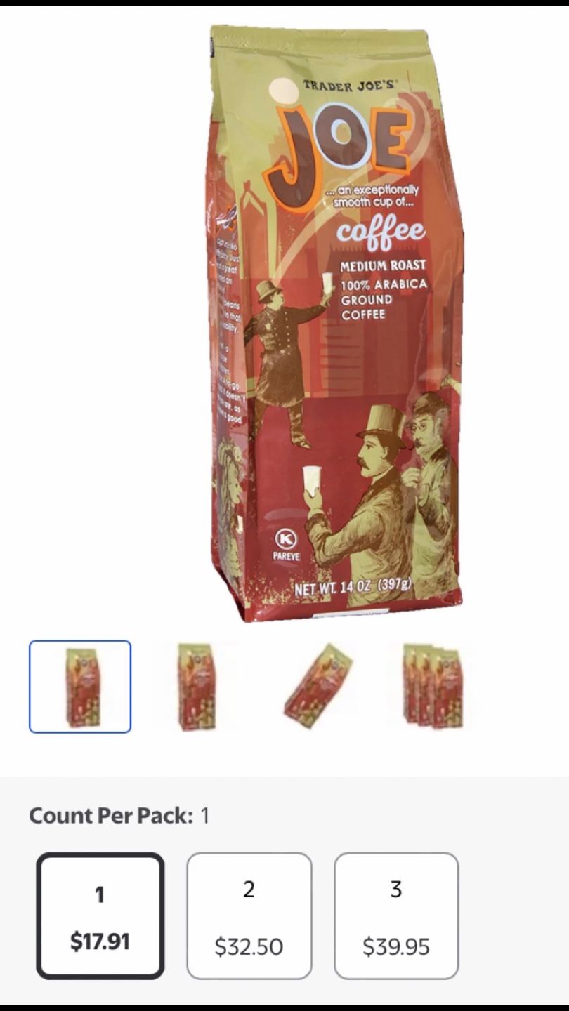 Trader Joe BUNDLE: Seasoning Blend, Coffee, Belgian VeganCookies - photo 4