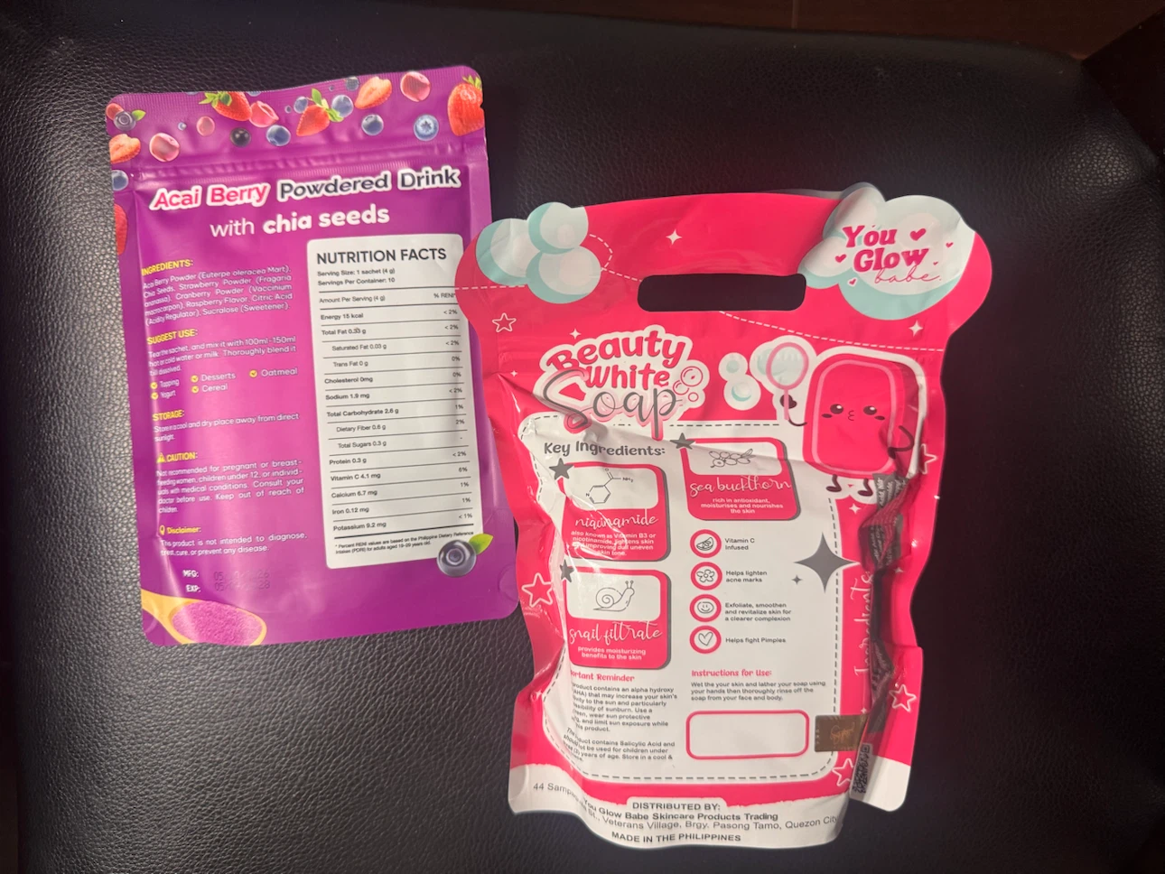 Fitgum Acai Berry Drink and You Glow Babe Soap Set - photo 2