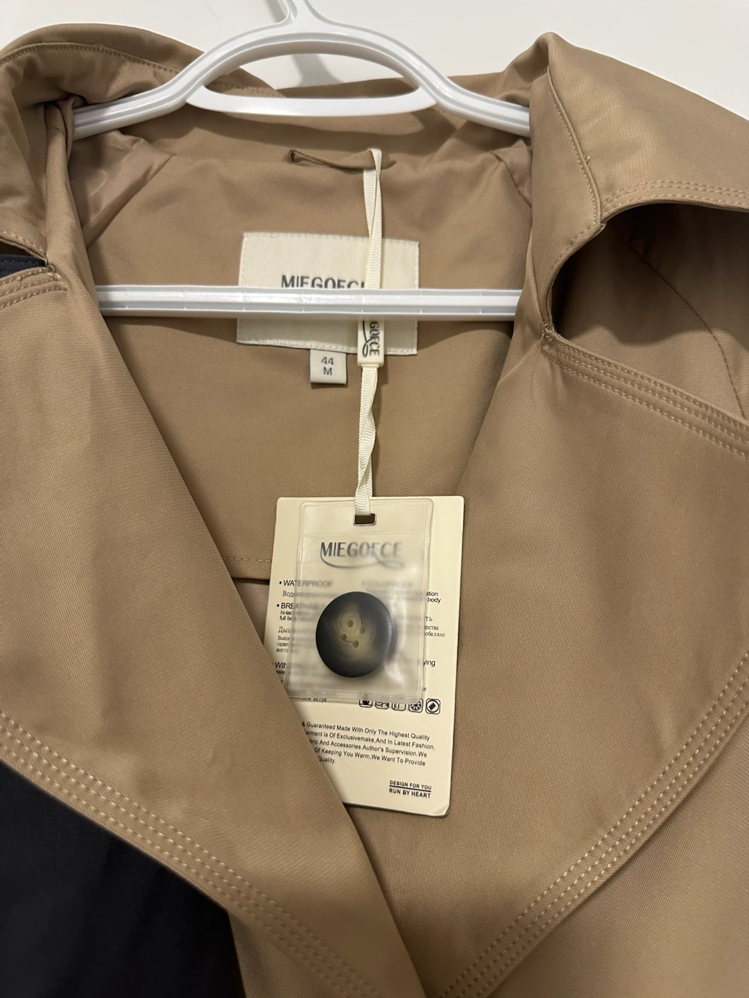 NEW Beige Trench Coat - photo 3