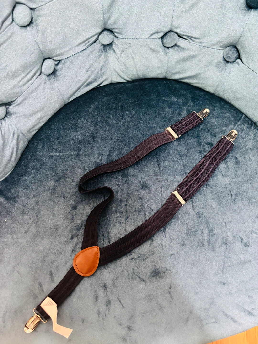 Dark Navy Blue Suspenders