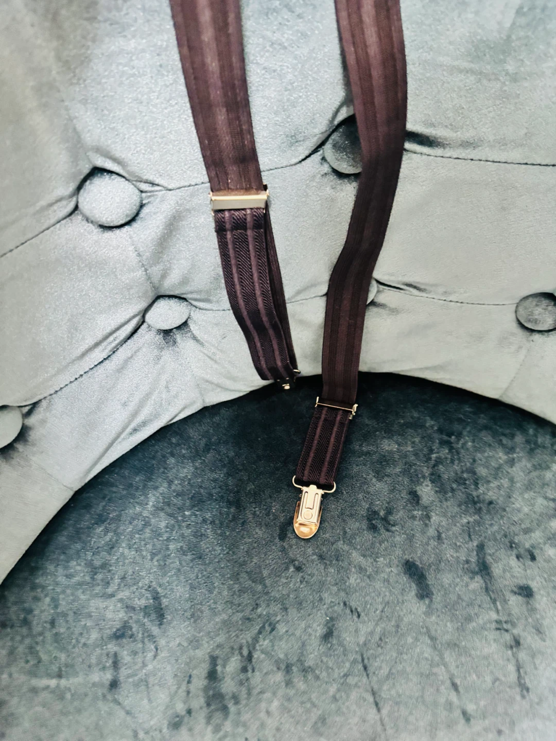 Dark Navy Blue Suspenders - photo 2