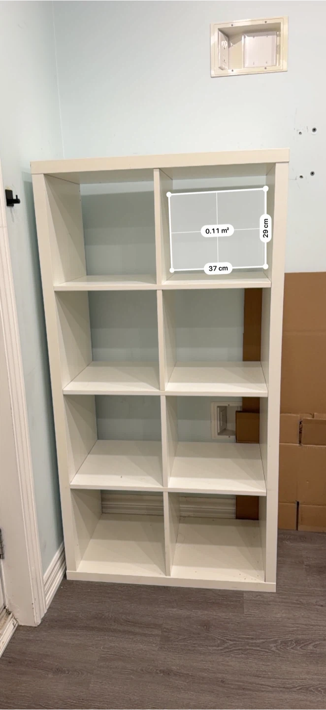 IKEA Kallax White Shelf Unit - photo 3