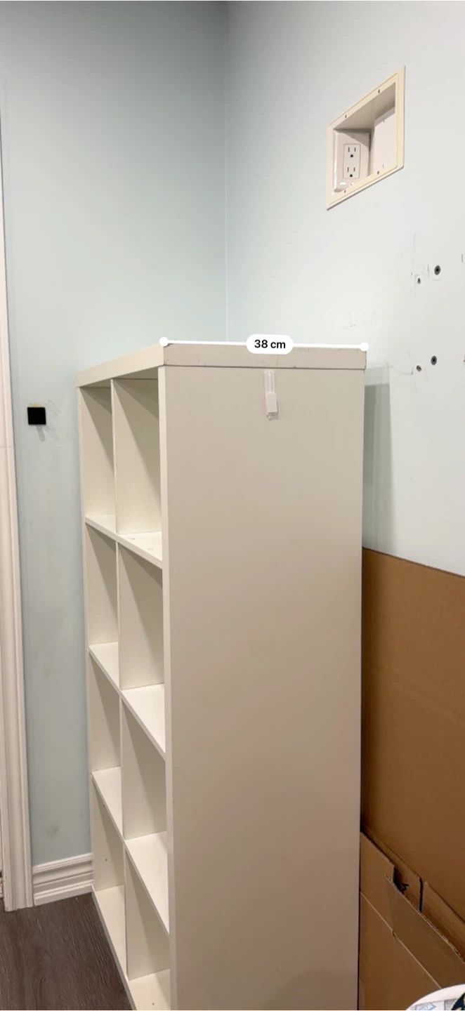 IKEA Kallax White Shelf Unit - photo 4
