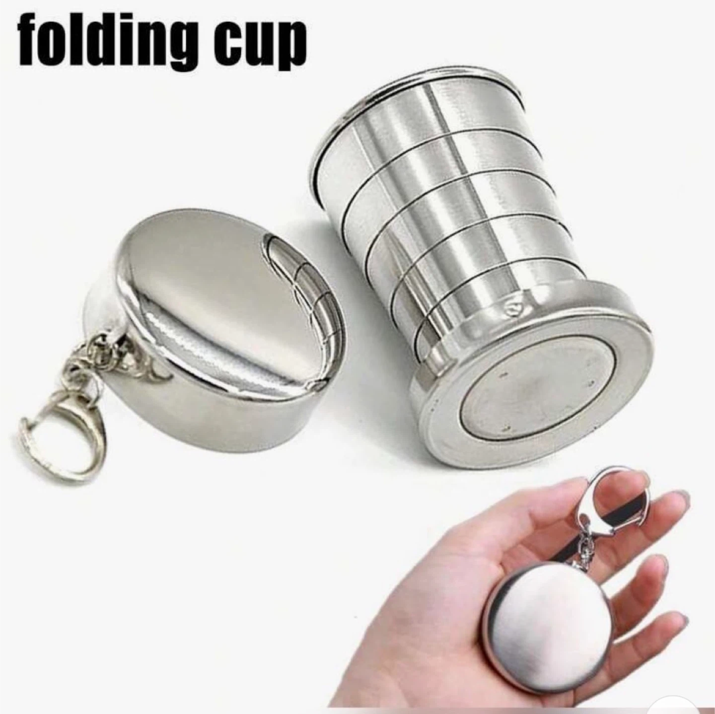 Collapsible Stainless Steel Folding Cup