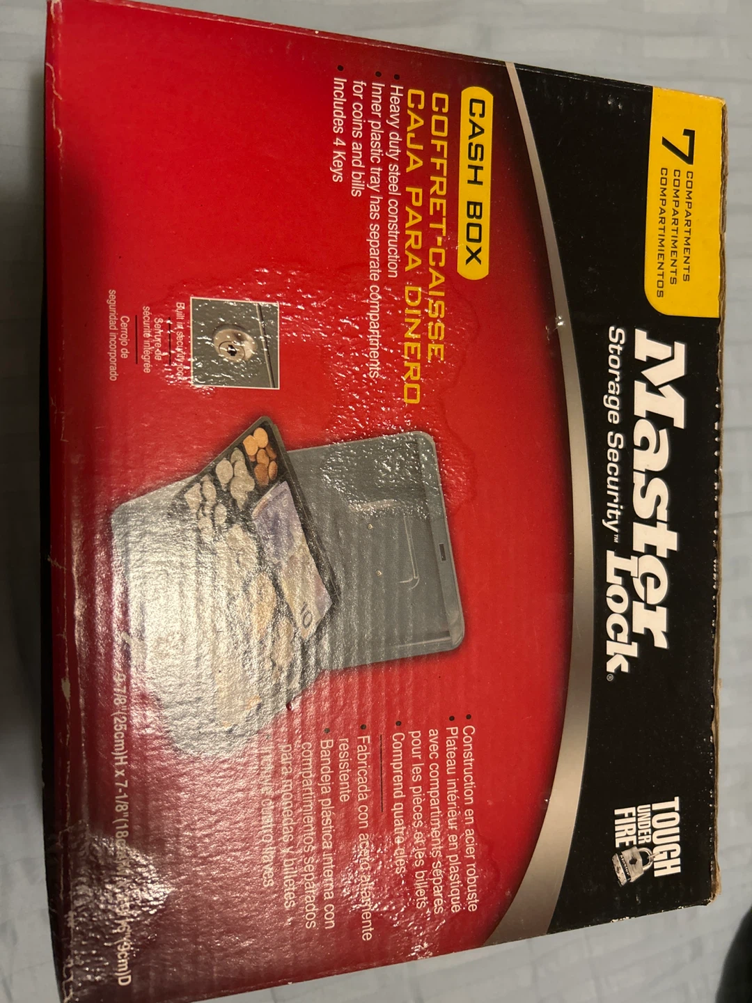 Master Lock Cash Box